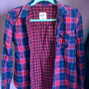 Red and blue flannel!